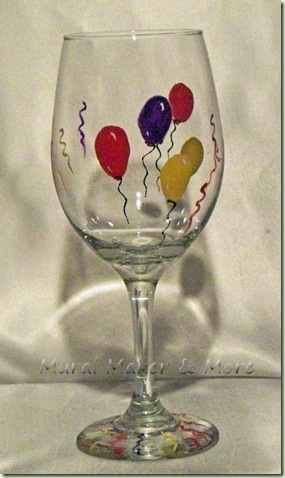 10images about hand painted wine glasses on Pinterest Hand